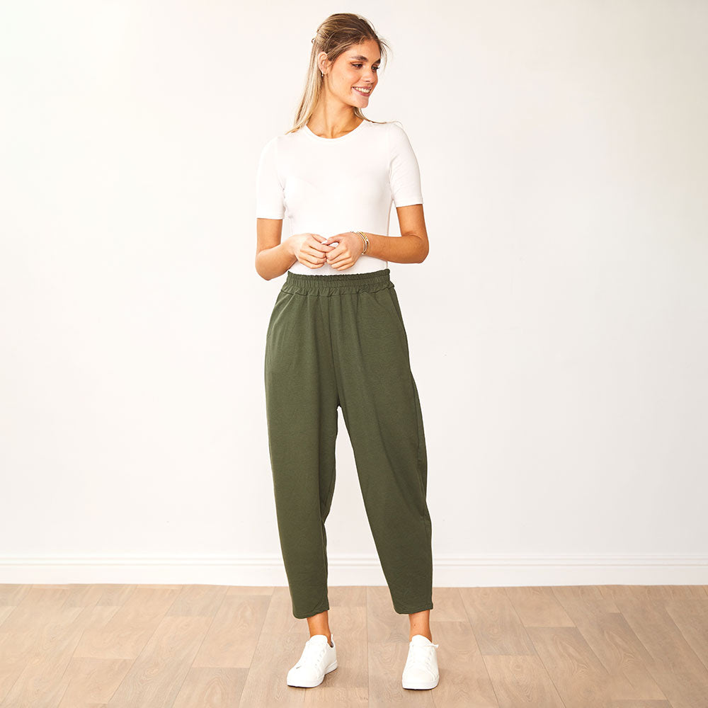 Blaire Trousers (Khaki) - The Casual Company