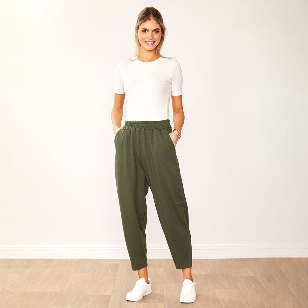 Blaire Trousers (Khaki) - The Casual Company