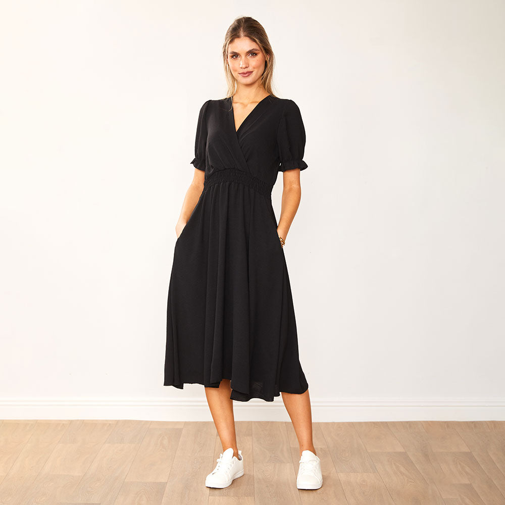 Belle Dress (Black) - The Casual Company