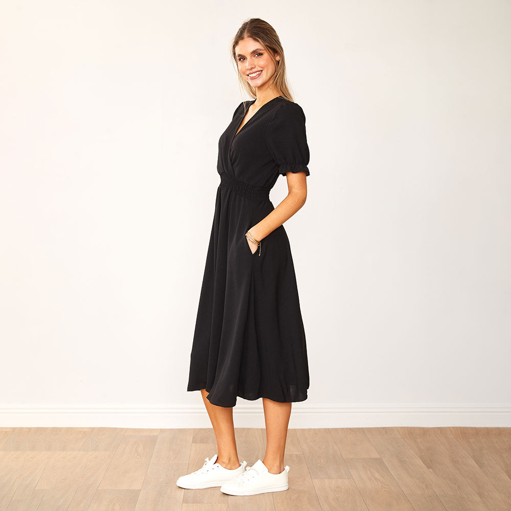 Belle Dress (Black) - The Casual Company