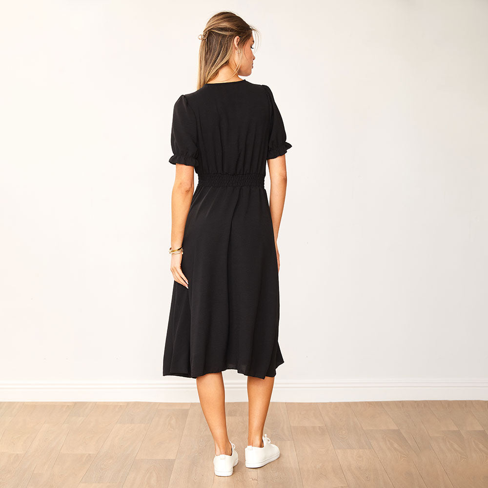Belle Dress (Black) - The Casual Company
