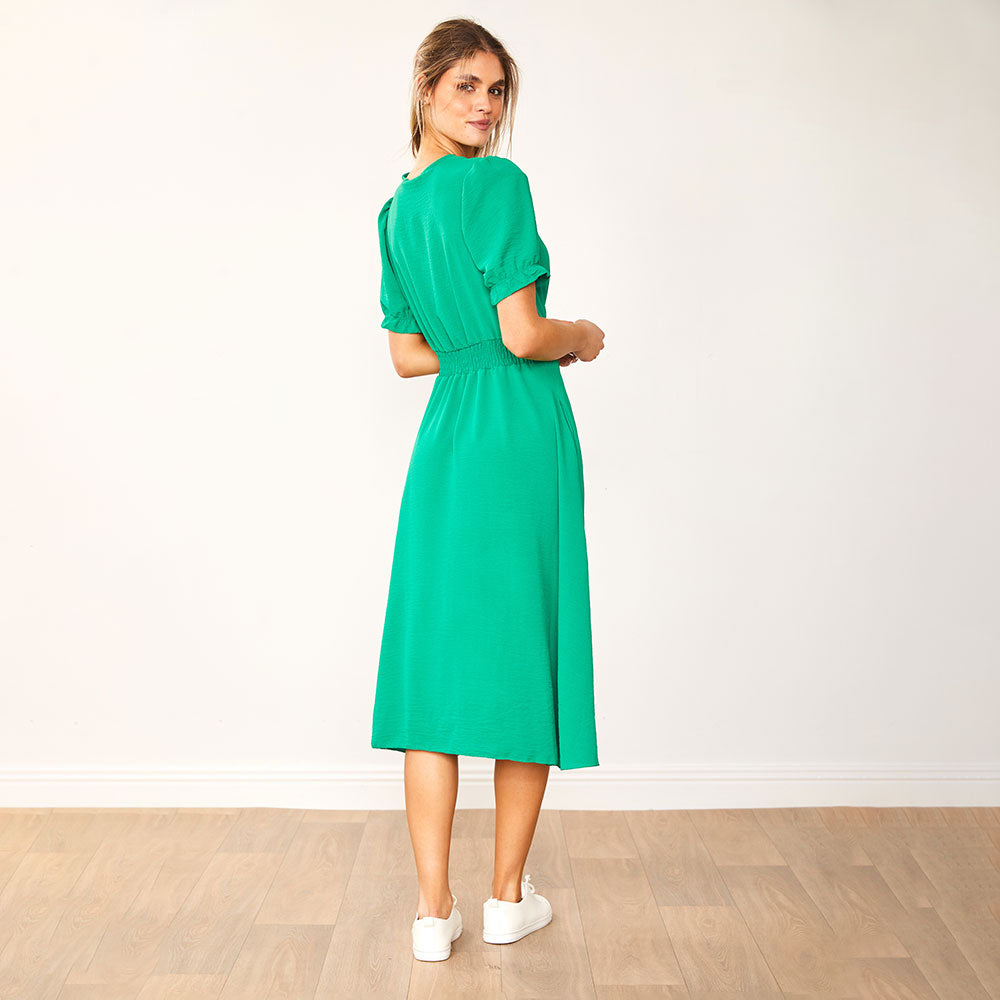 Belle Dress (Green) - The Casual Company