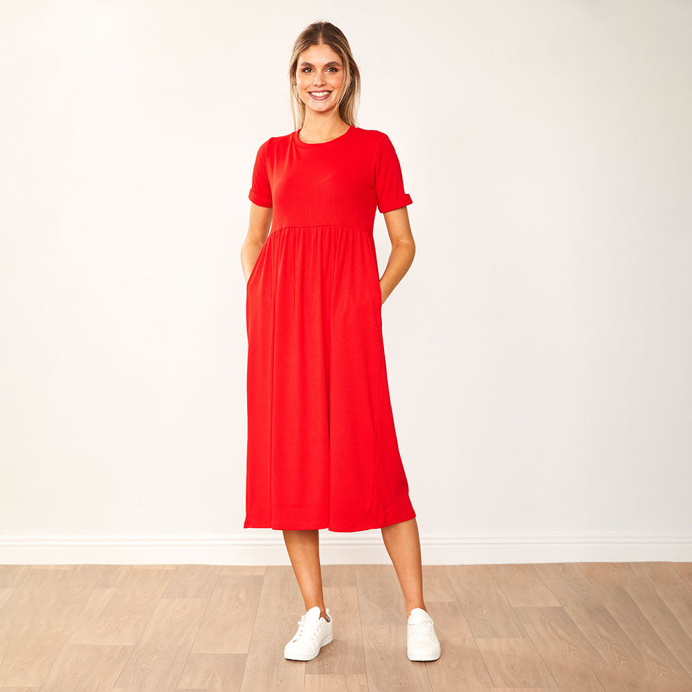 Ely Dress (Red)