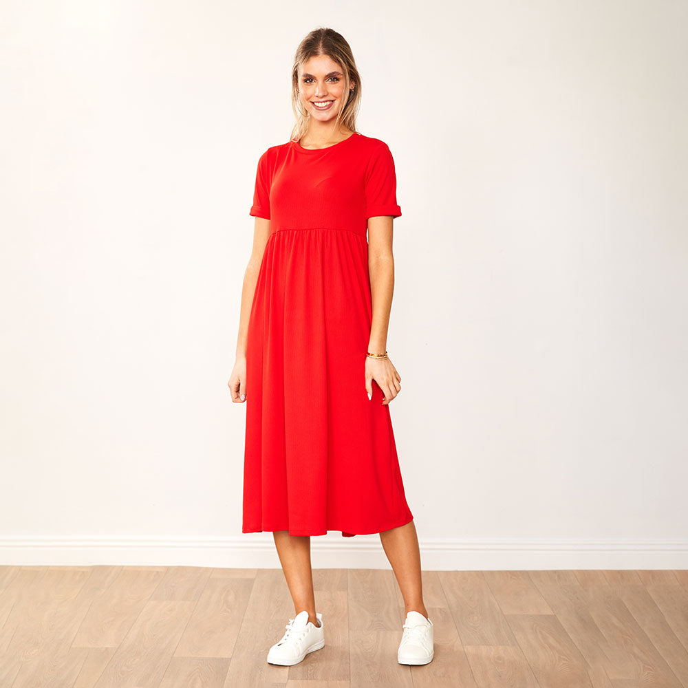 Ely Dress (Red)