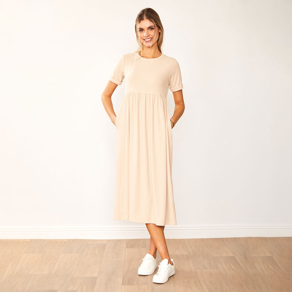 Ely Dress (Cream)