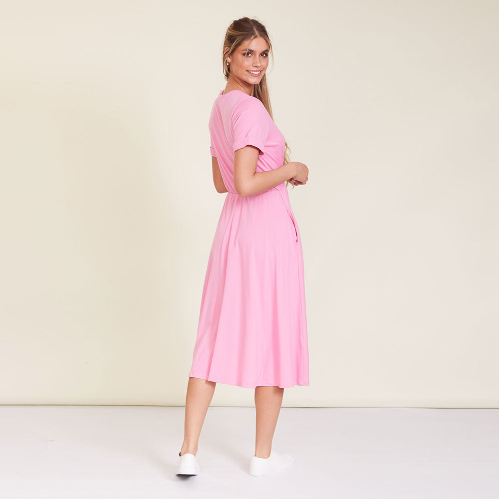 Archie Dress (Pink) - The Casual Company
