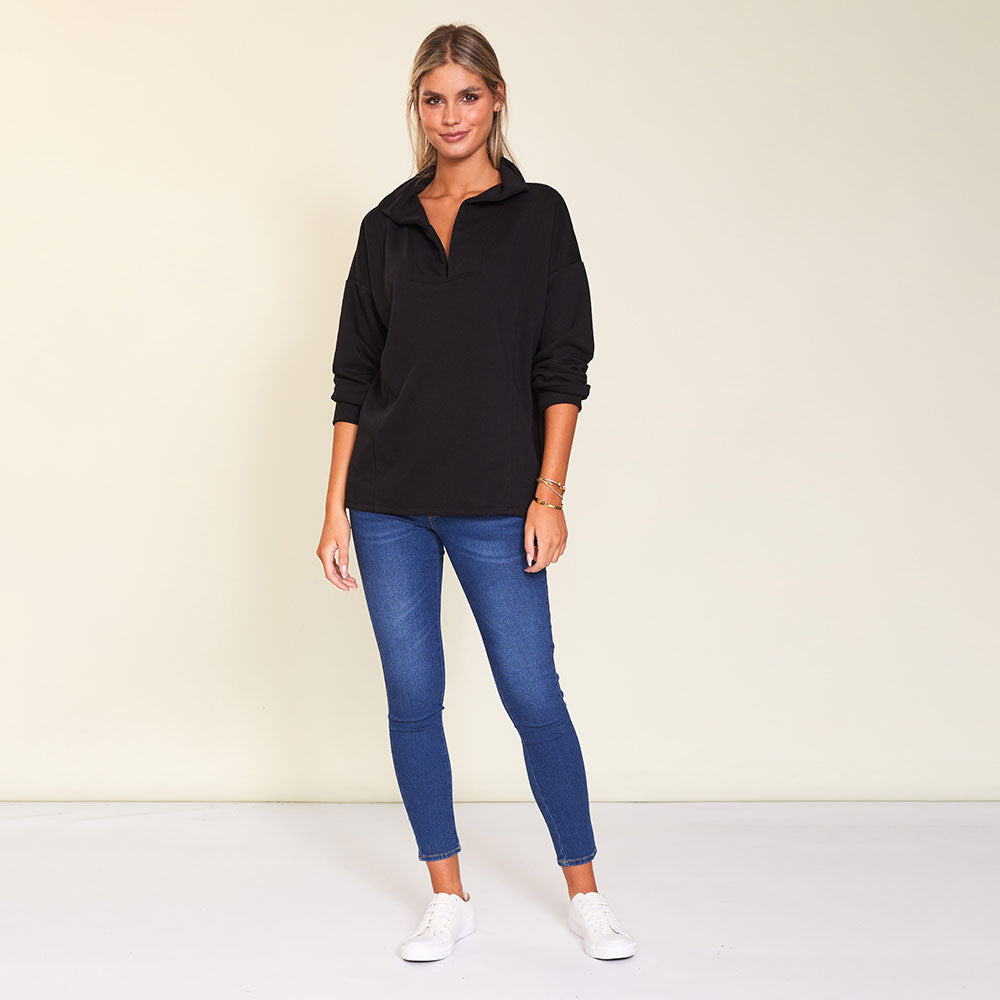 Hailey Jumper (Green & Black)