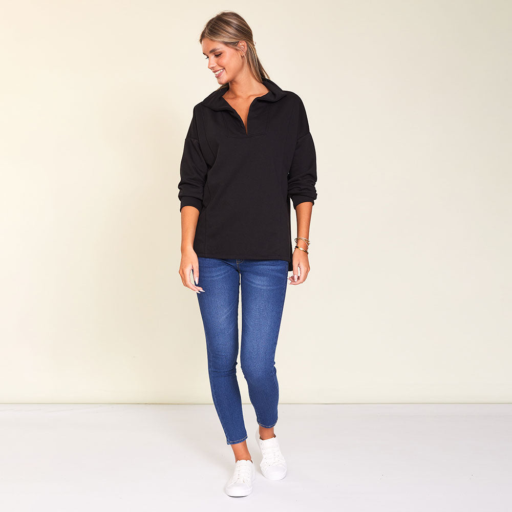 Hailey Jumper (Green & Black)