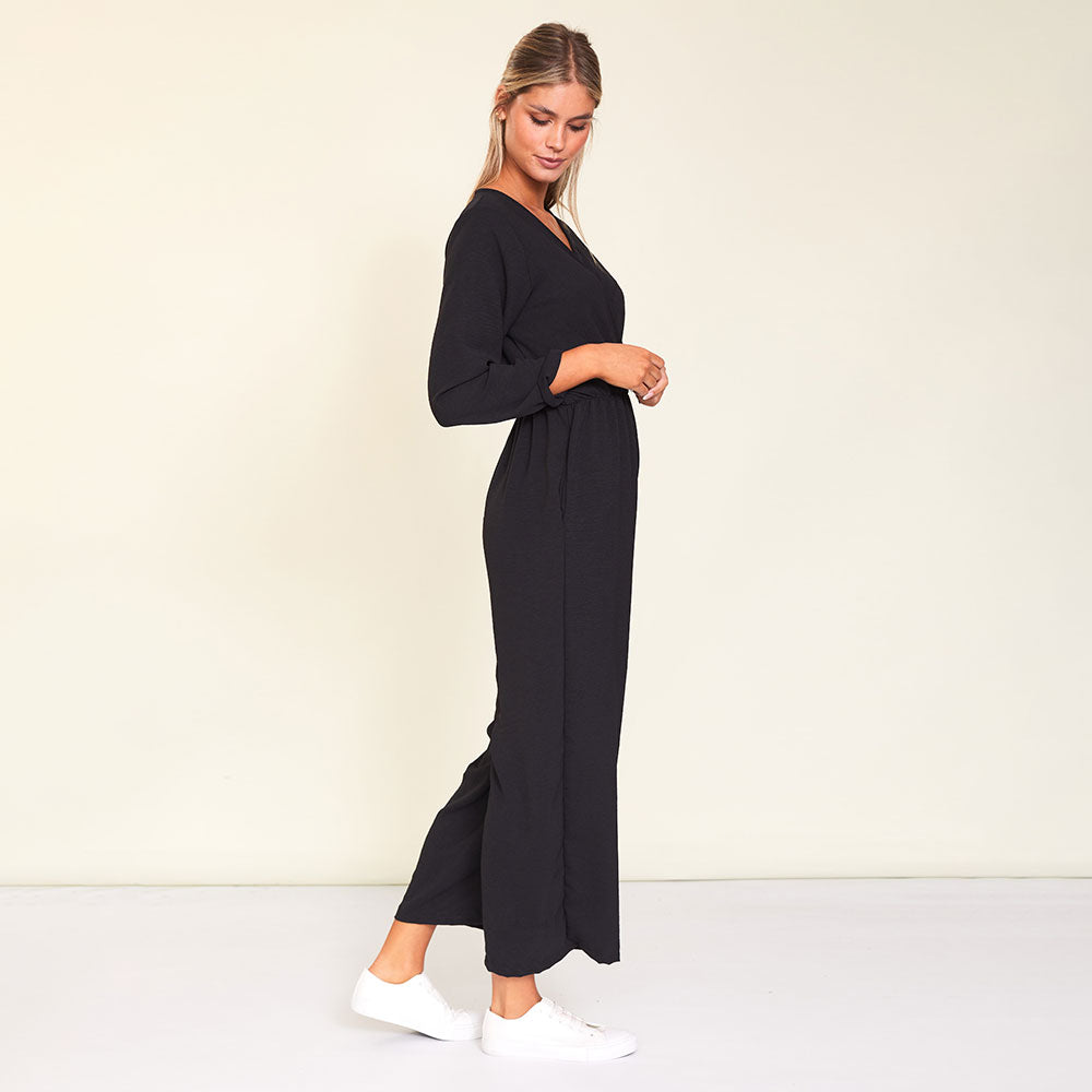 Pattie Jumpsuit (Black)