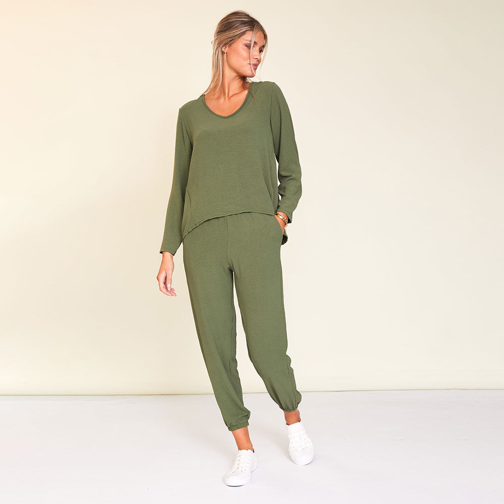 Libby Co-Ord (Olive)