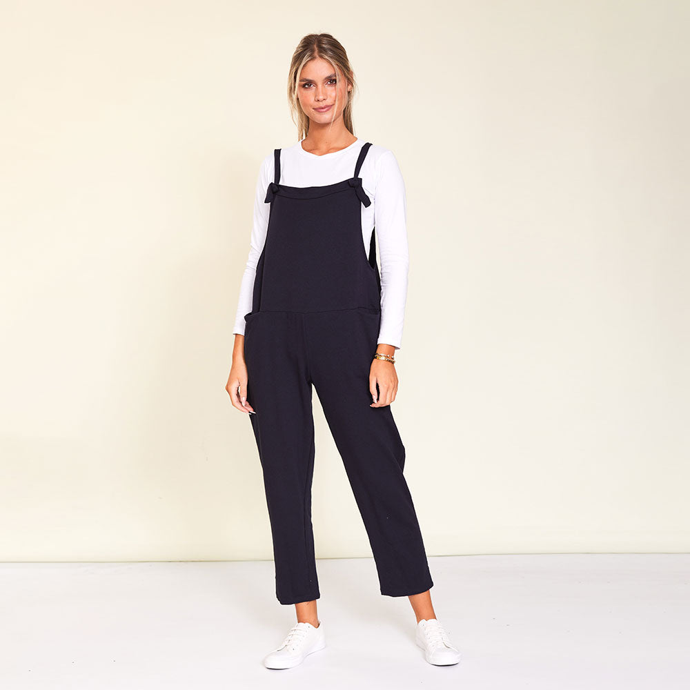 Ashley Dungaree (Navy) - The Casual Company