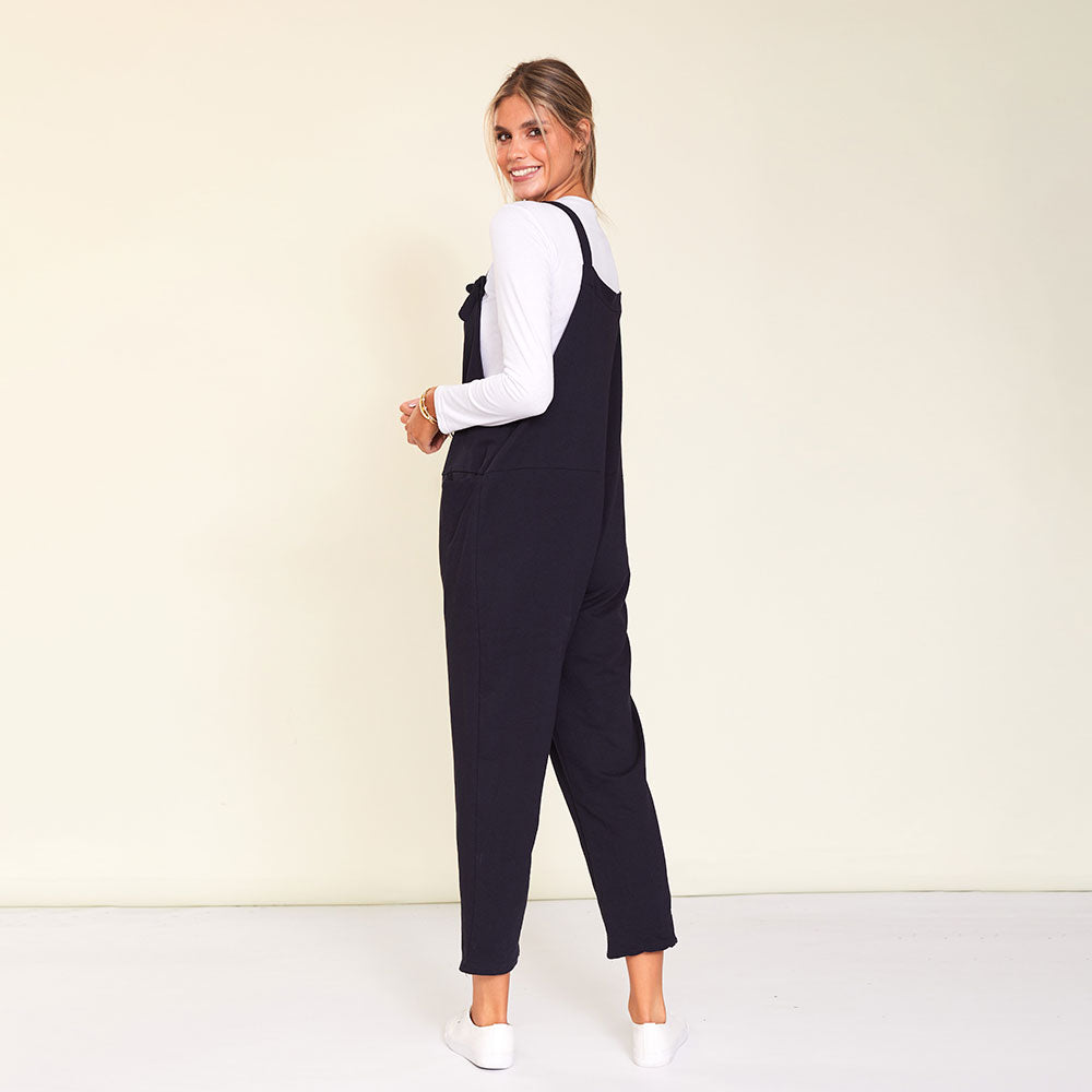 Ashley Dungaree (Navy) - The Casual Company