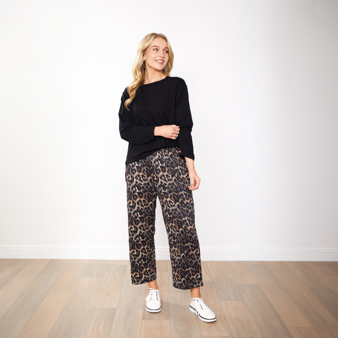 Tessa Trousers (Leopard)