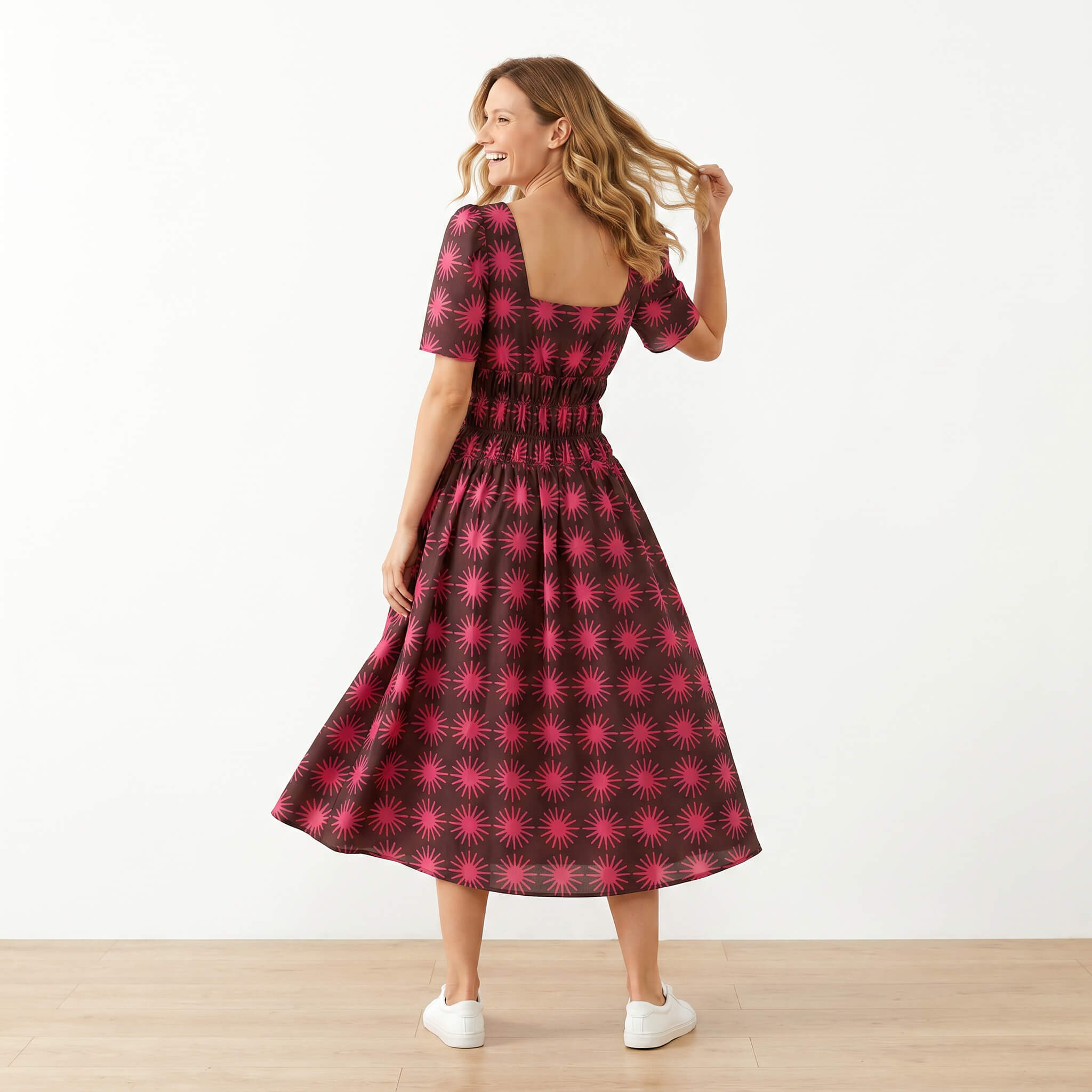 Iris Dress (Pink Sun)