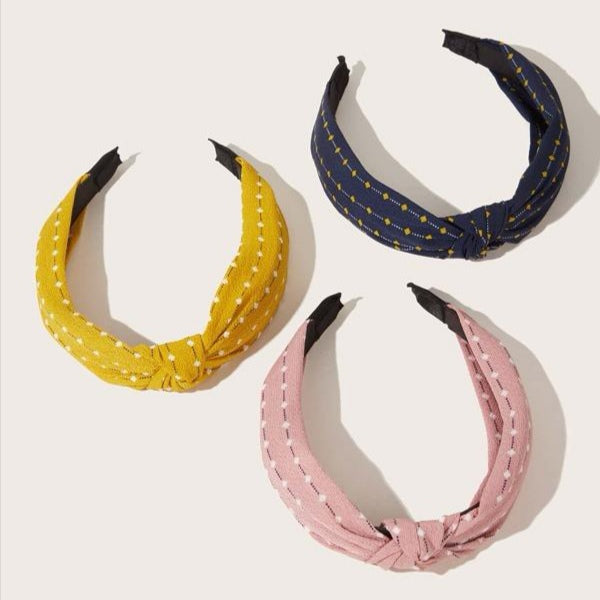 3pcs Cross Knot Hairband - The Casual Company