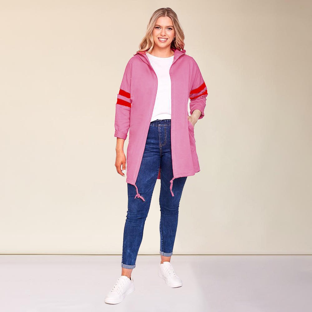Rosie Leopard Hoody (Berry)
