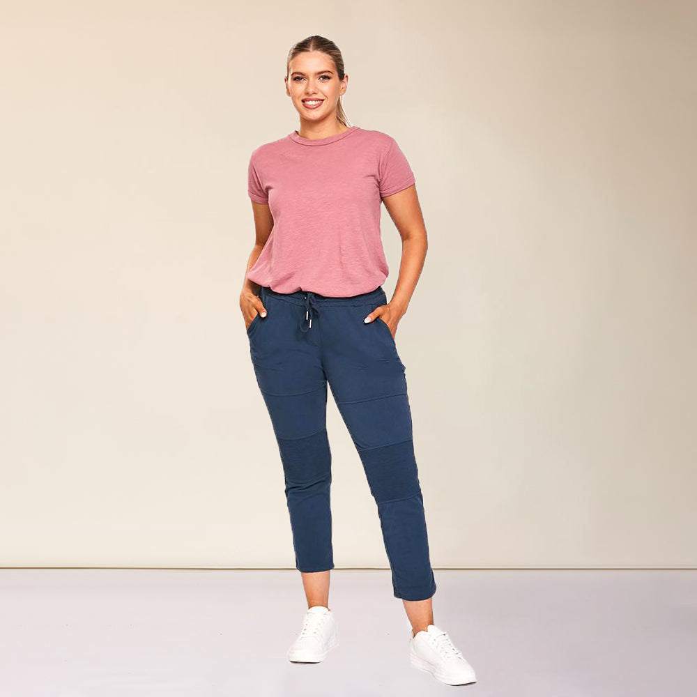 Blake Biker Jogger (Navy) - The Casual Company