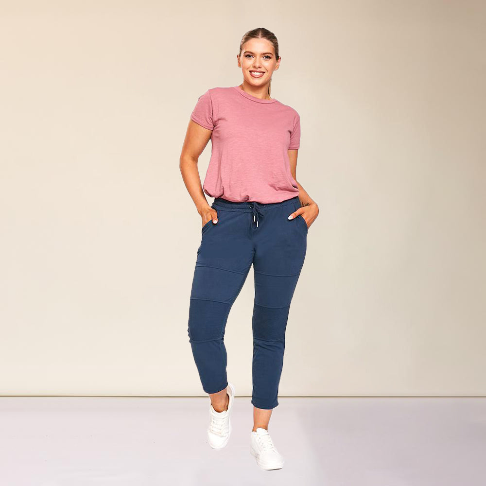 Blake Biker Jogger (Navy) - The Casual Company
