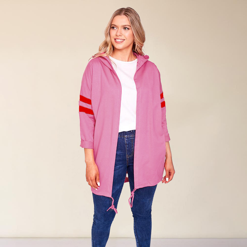 Rosie Leopard Hoody (Berry)
