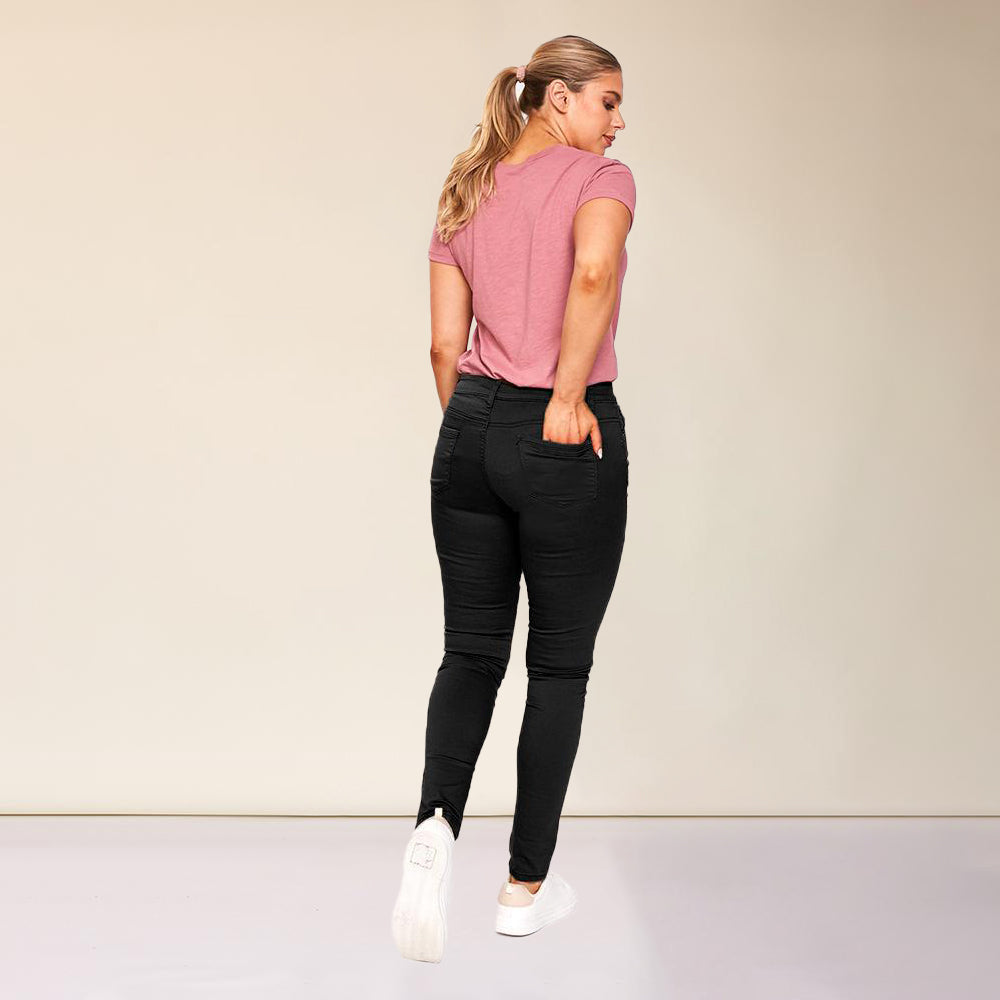 Cameron Biker Trousers (Black)