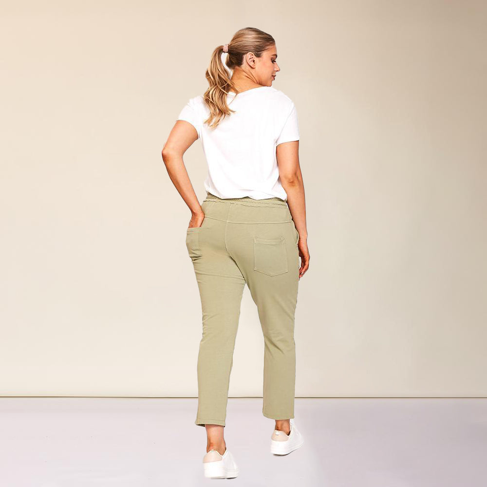 Blake Biker Jogger (Khaki) - The Casual Company