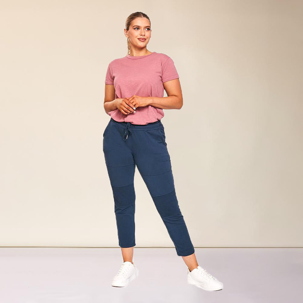 Blake Biker Jogger (Navy) - The Casual Company