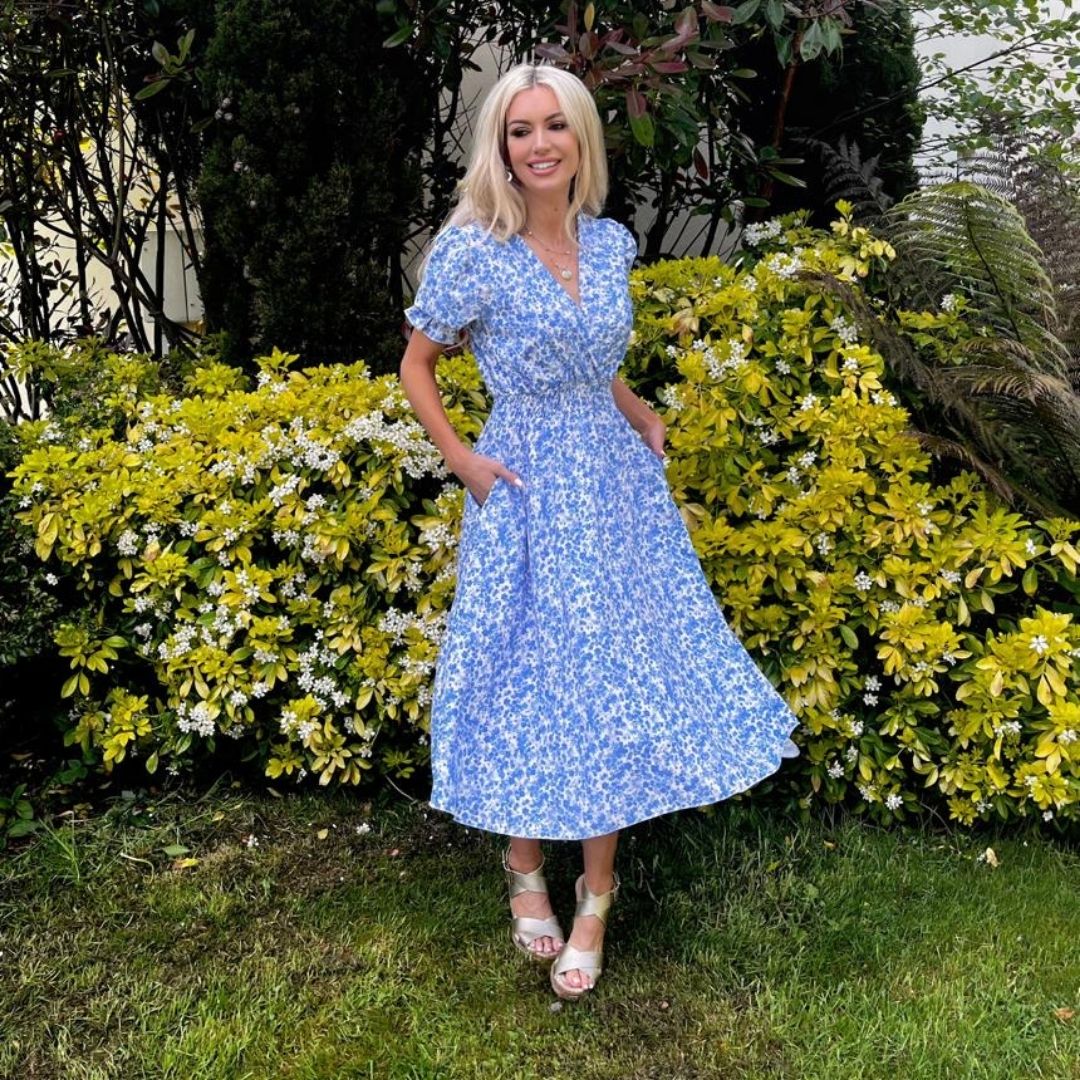 Sasha Dress (Blue Floral)