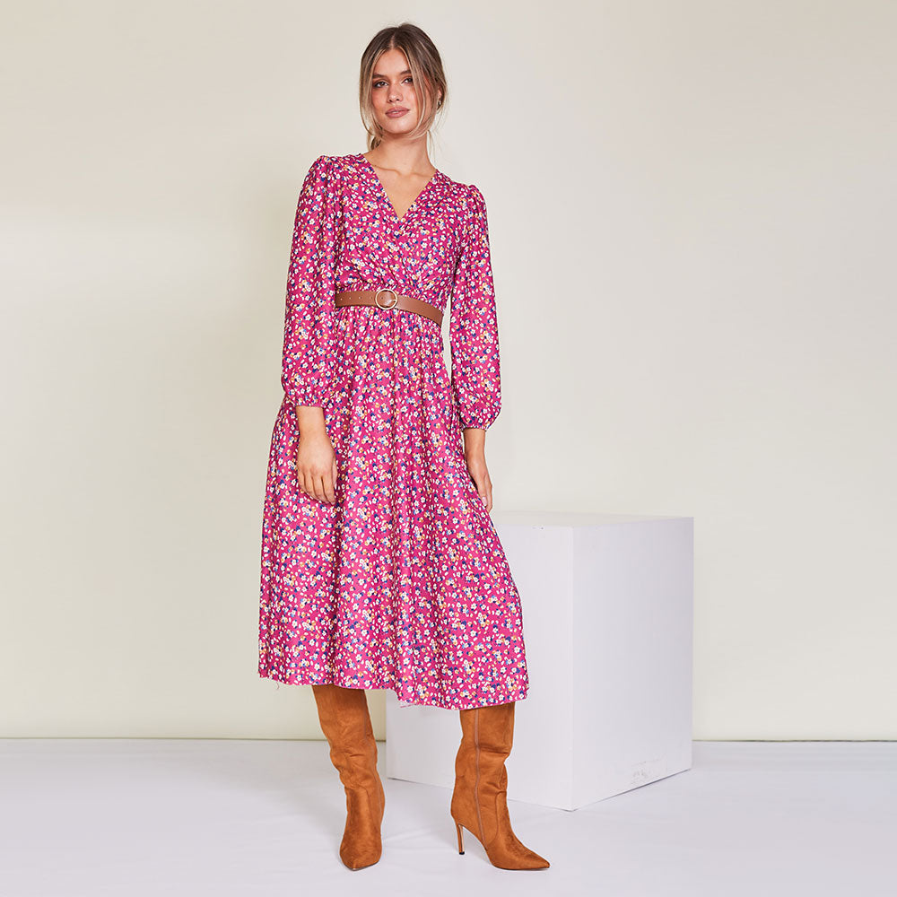 Tara Dress (Berry)