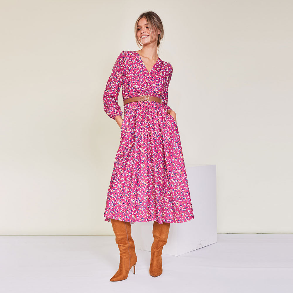 Tara Dress (Berry)