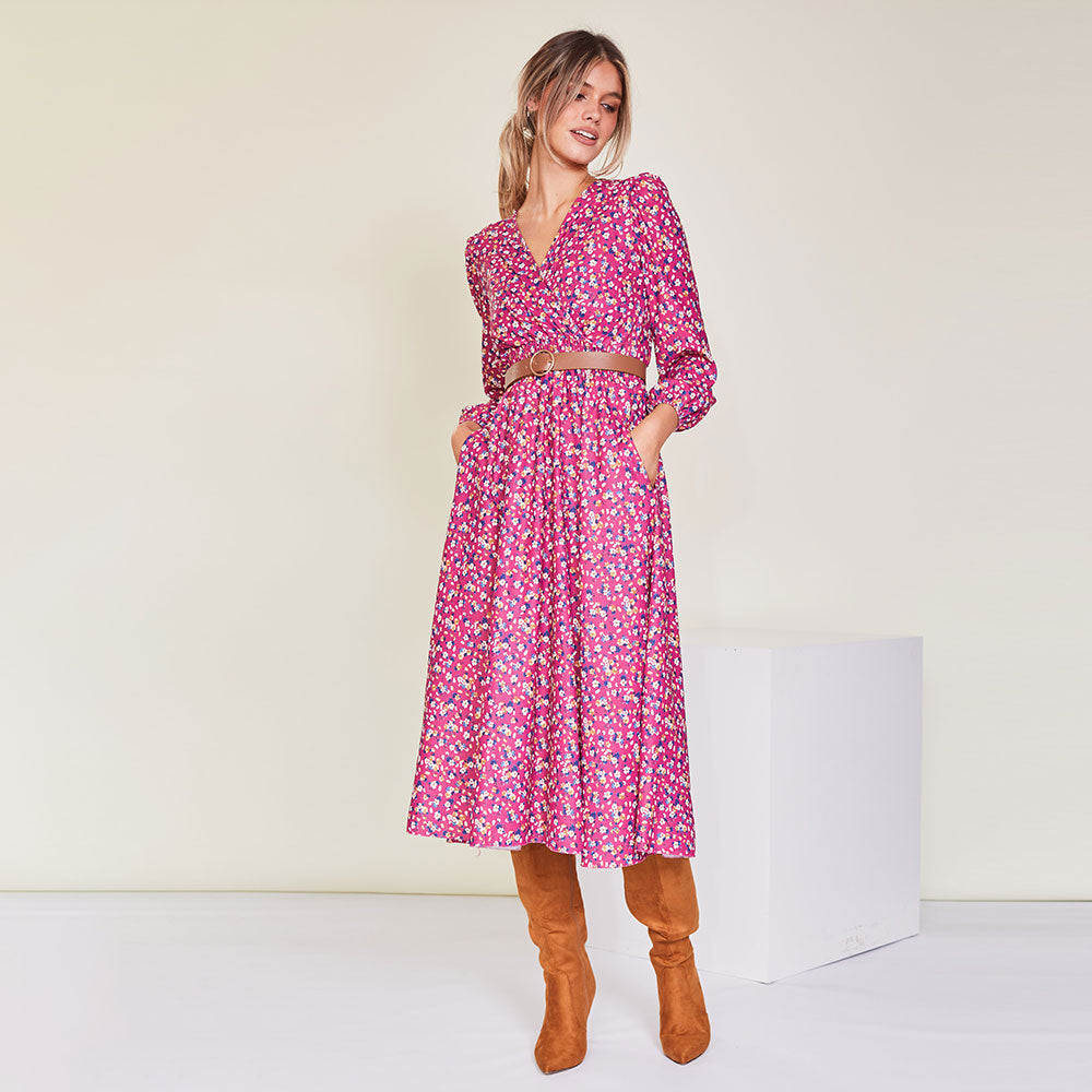 Tara Dress (Berry)