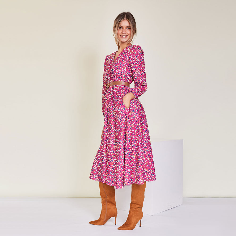 Tara Dress (Berry)