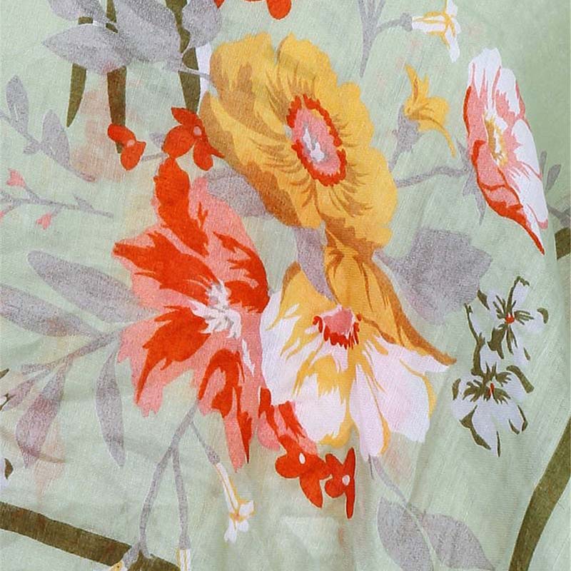 Sage Floral Scarf