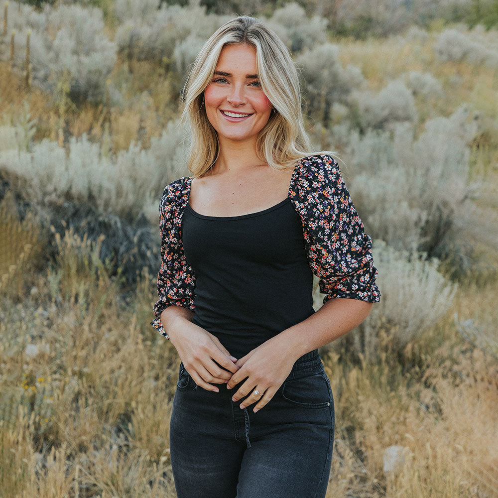 Beckie Bodysuit (Floral) - The Casual Company