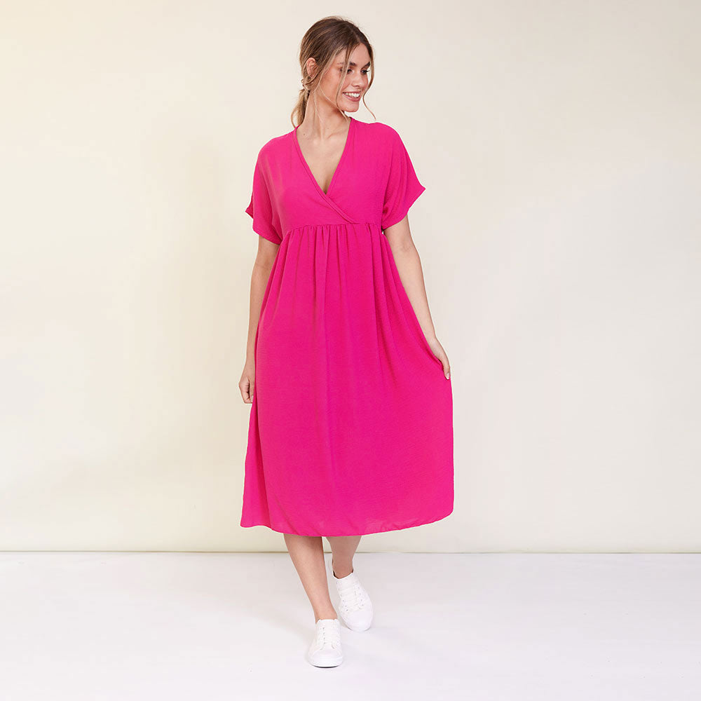 Billy Dress (Pink) - The Casual Company