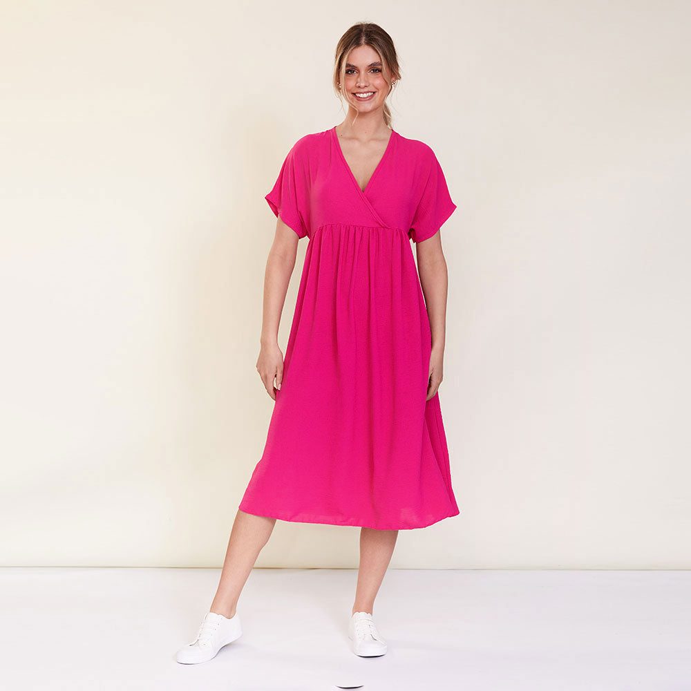 Billy Dress (Pink) - The Casual Company