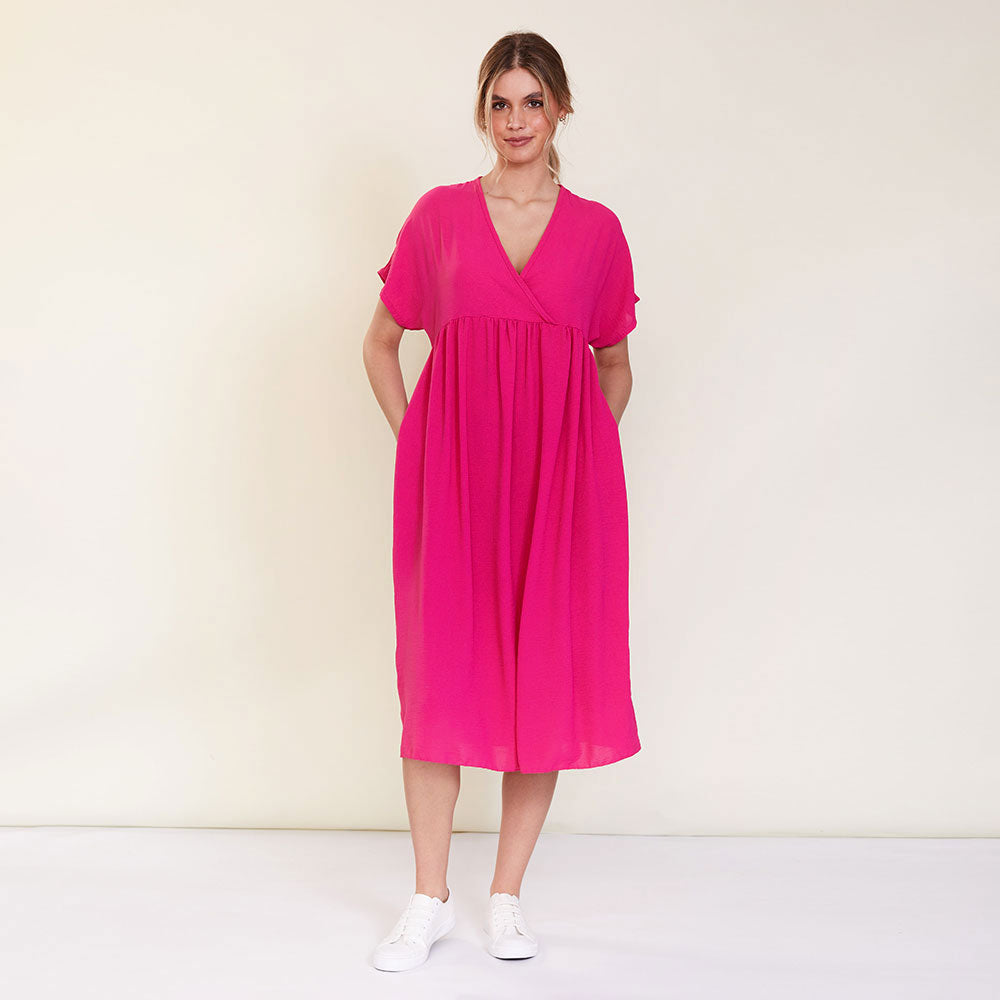 Billy Dress (Pink) - The Casual Company