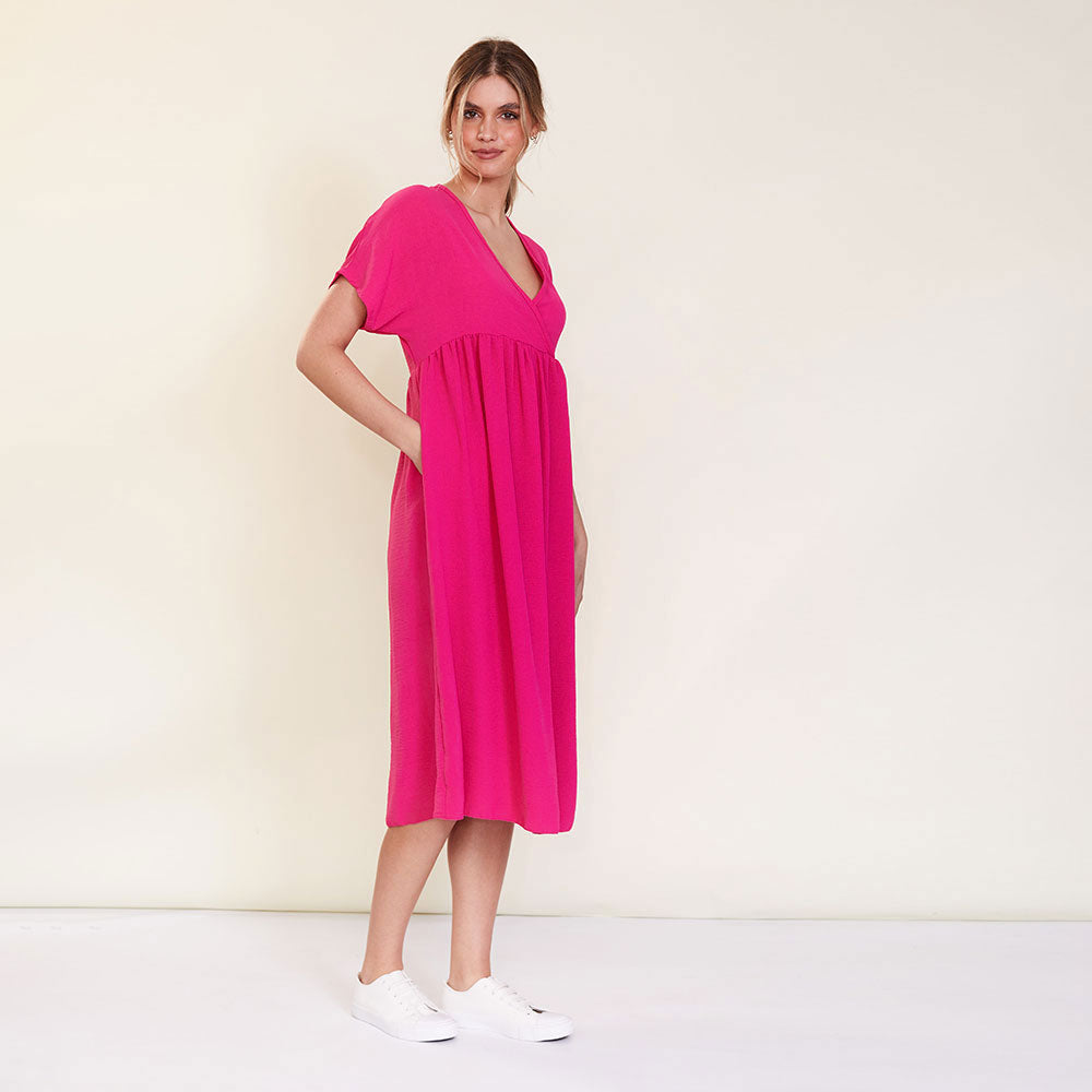 Billy Dress (Pink) - The Casual Company