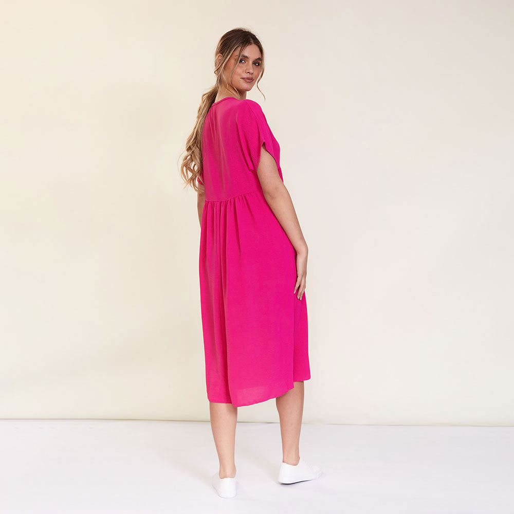 Billy Dress (Pink) - The Casual Company