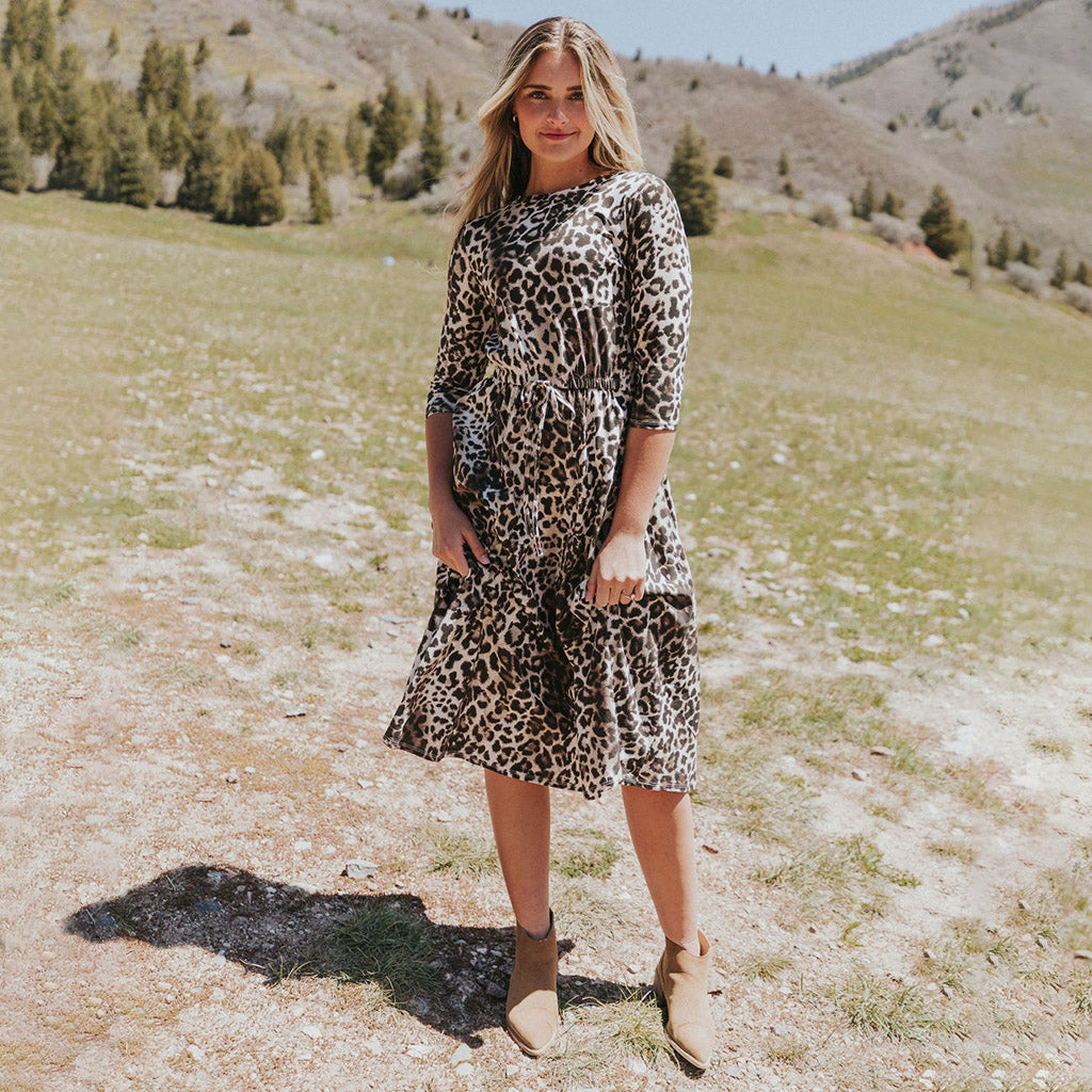 Lyla Dress (Leopard)