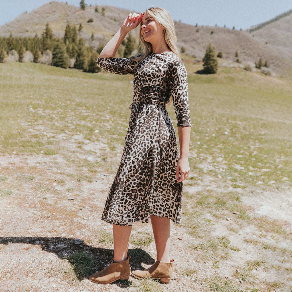 Lyla Dress (Leopard)