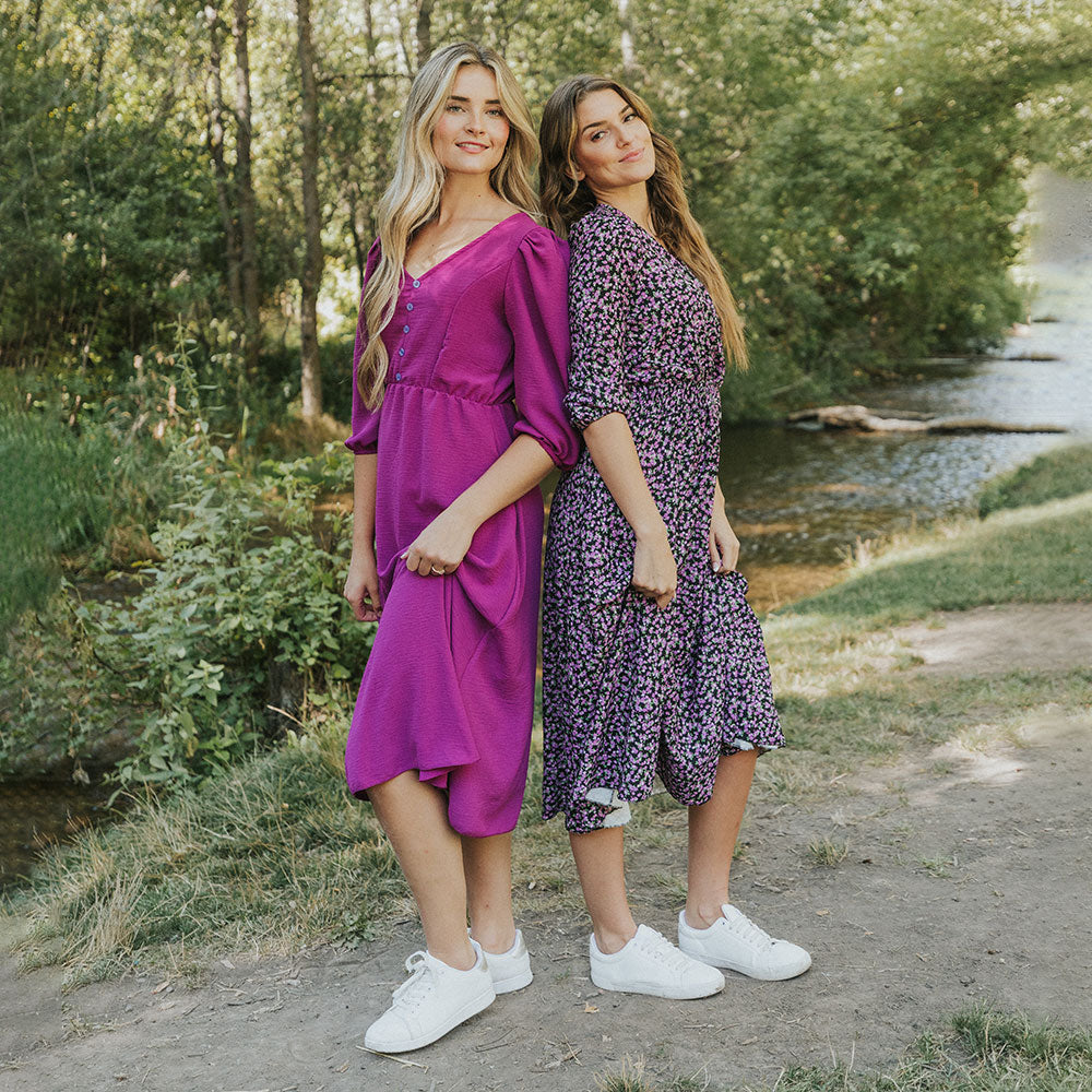 Cindy Dress (Berry)