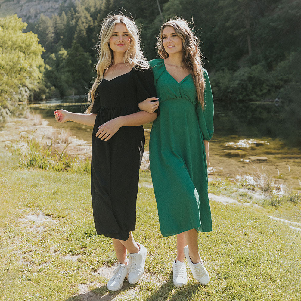 Reece Dress (Forest Green)