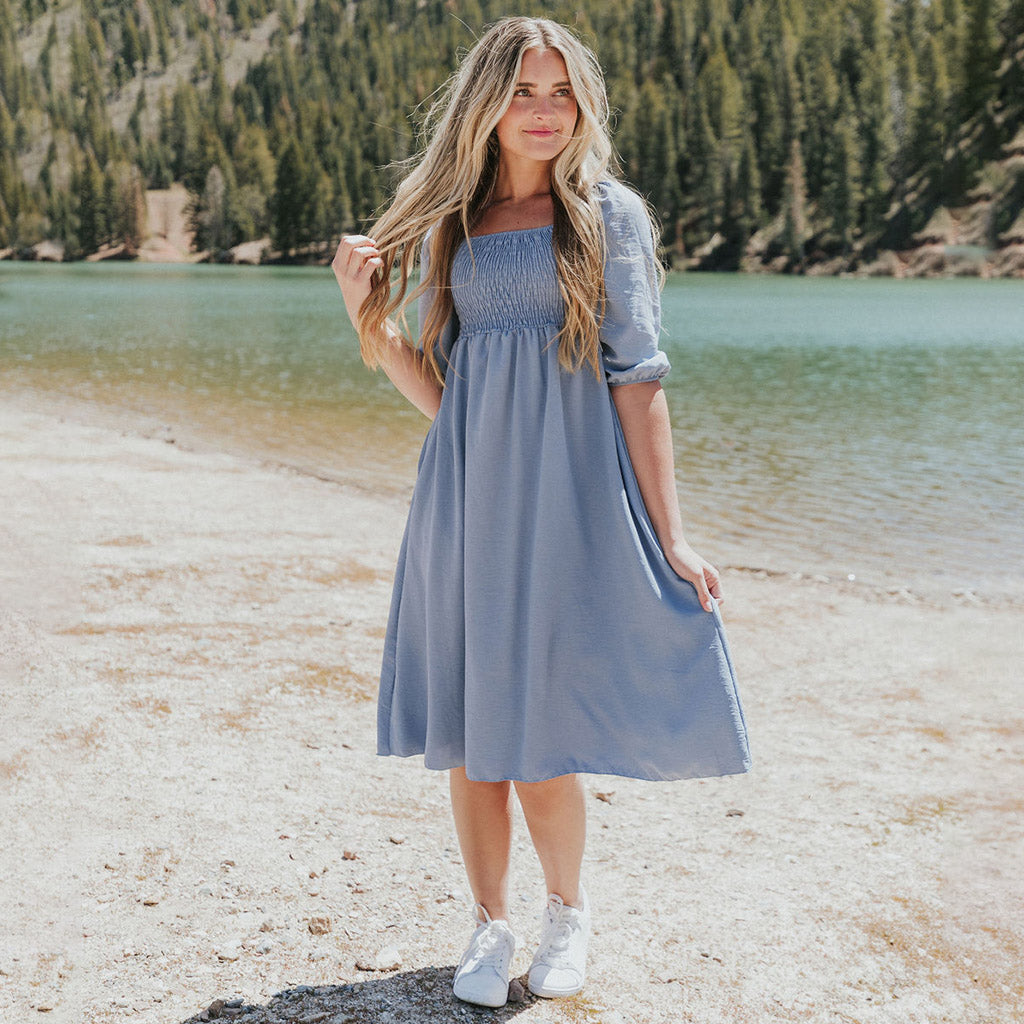 Vella Dress (Blue)