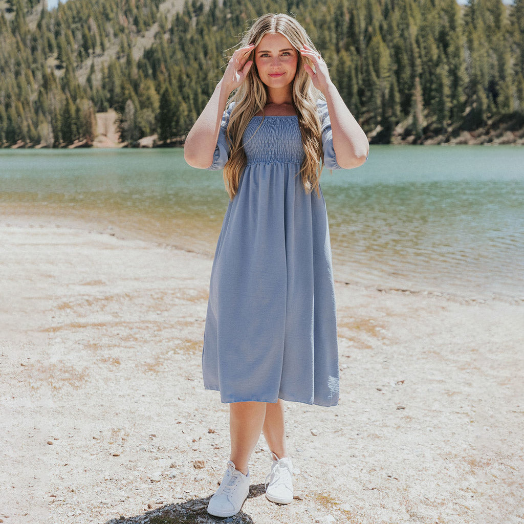 Vella Dress (Blue)