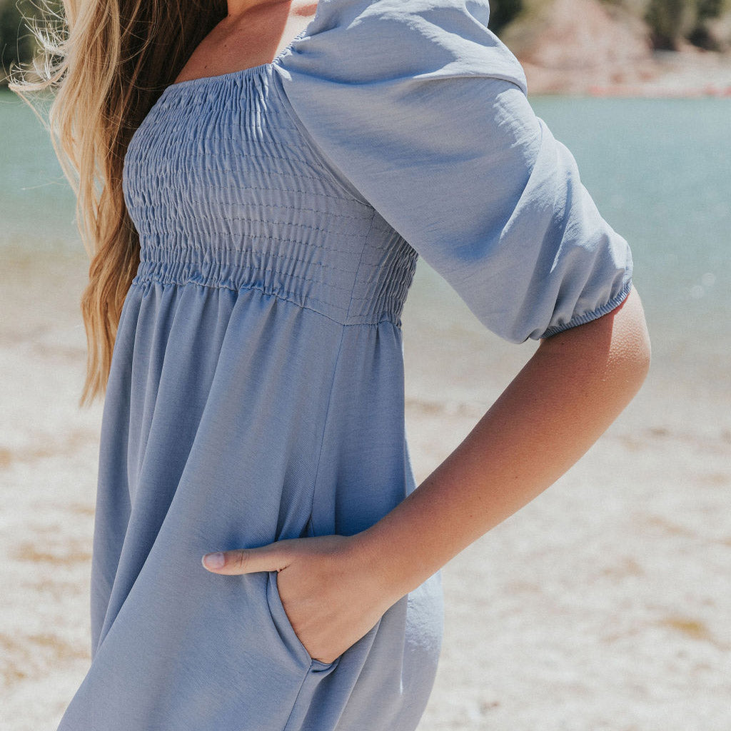 Vella Dress (Blue)