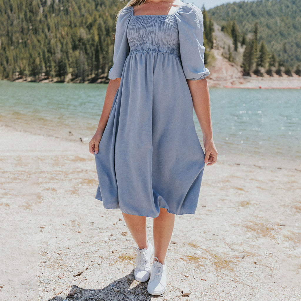 Vella Dress (Blue)