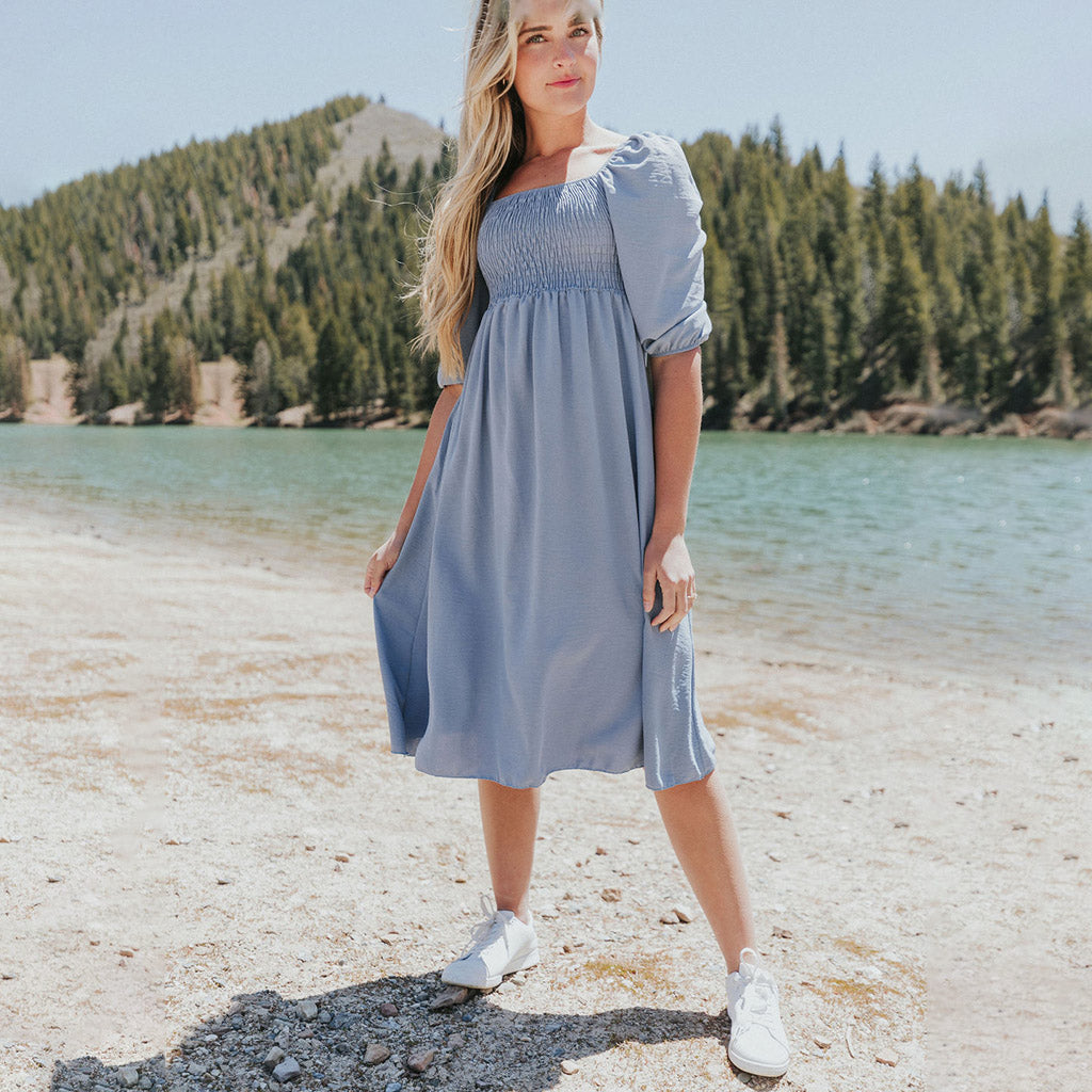 Vella Dress (Blue)