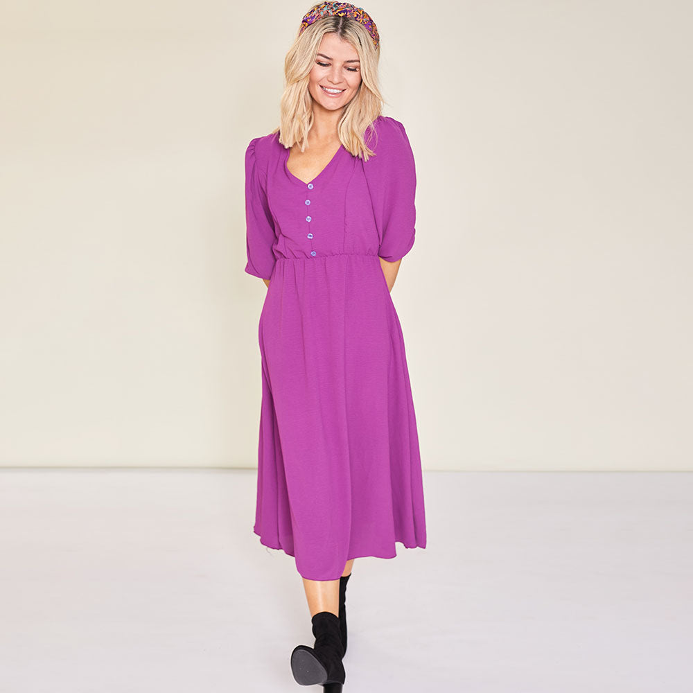 Cindy Dress (Berry)