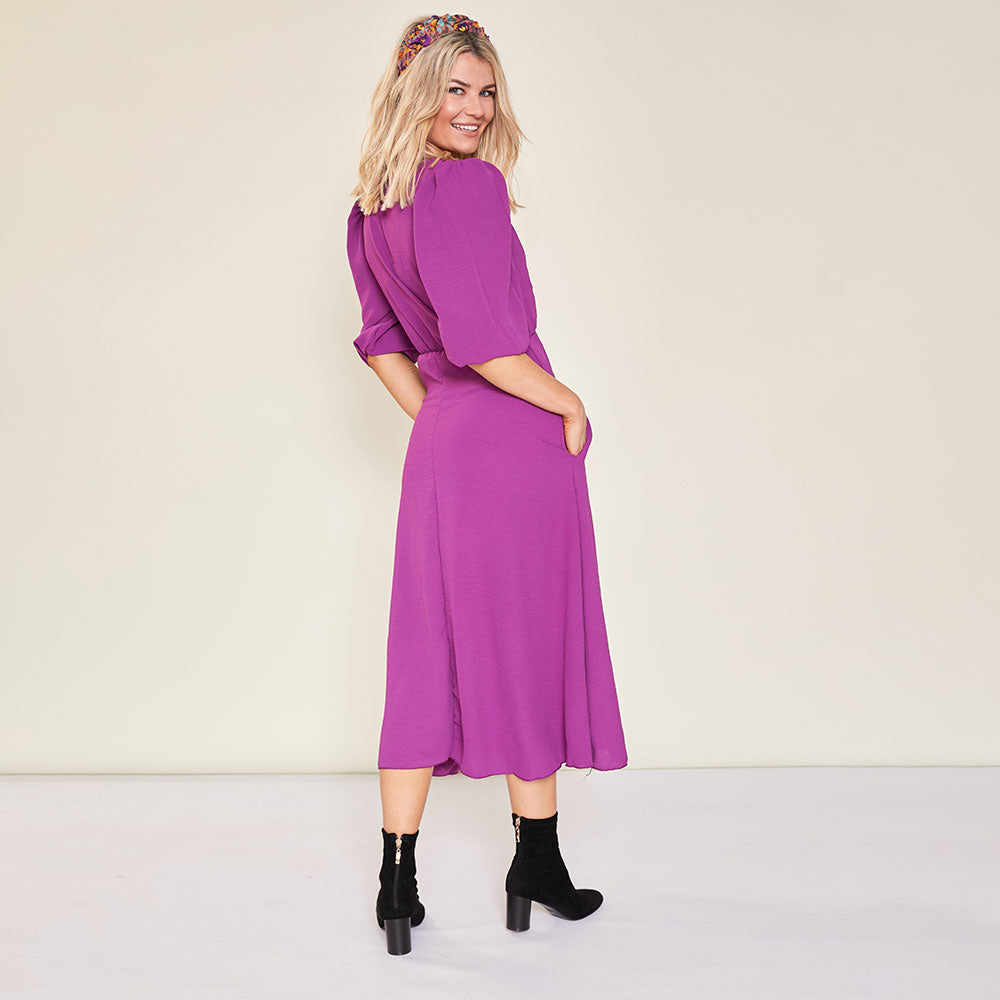 Cindy Dress (Berry)