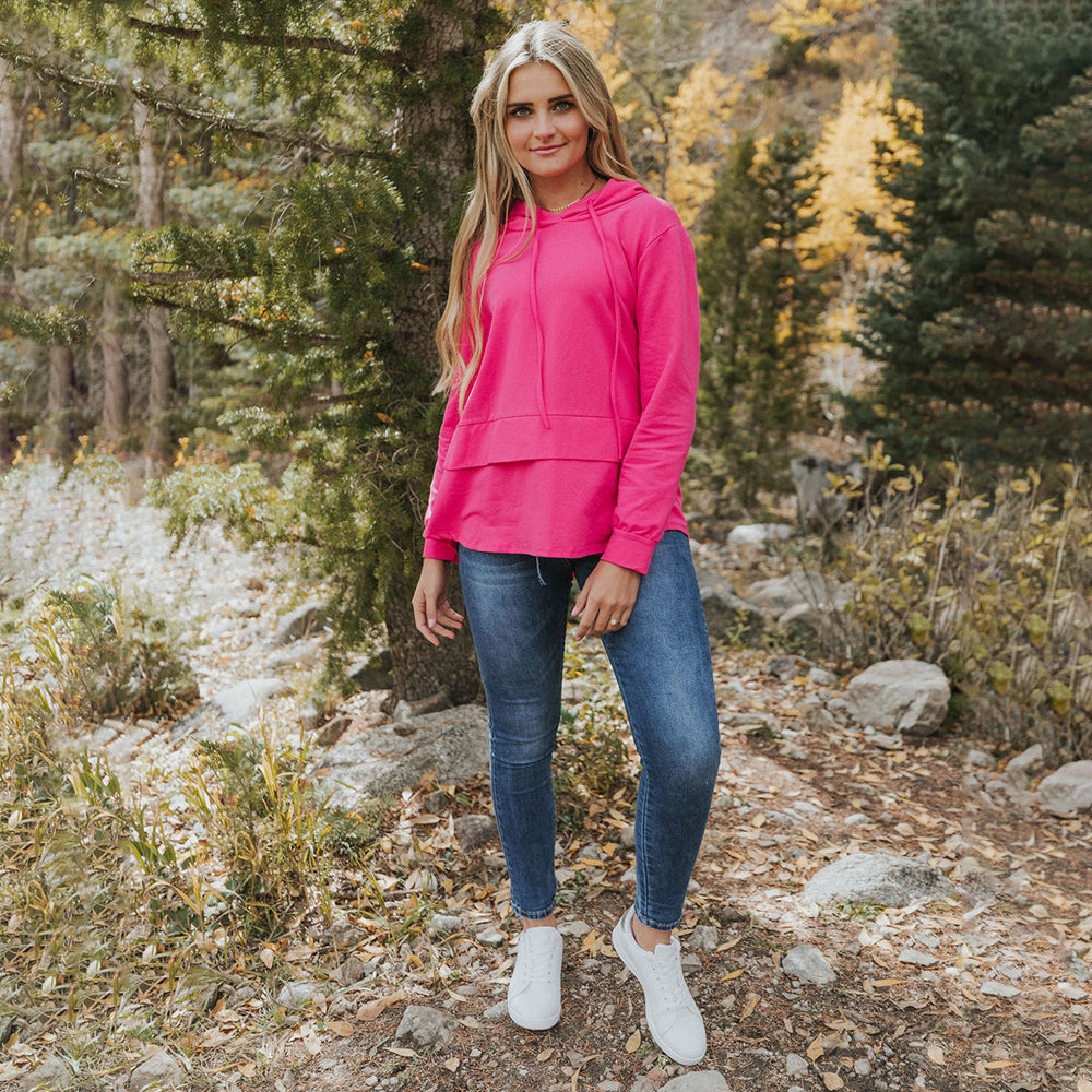 Aria Hoody (Pink) - The Casual Company